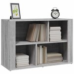 vidaXL Buffet Sonoma gris 80x30x54 cm Bois d'ingénierie