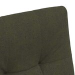 vidaXL Chaises de salle à manger 2 Pièces Vert armée 57 x 67 x 98 cm