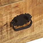 vidaXL Meuble TV 120x35x45 cm Bois solide de manguier