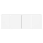 vidaXL Meubles TV muraux 2 Pièces blanc 60x30x41 cm