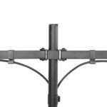 Newstar support de bureau réglable de 2 moniteurs 10"-32" 4-46 cm noir