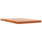 vidaXL Cadre de lit cire marron 120x200 cm bois de pin massif