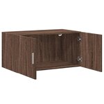 vidaXL Armoire murale chêne marron 80x42 5x40 cm bois d'ingénierie