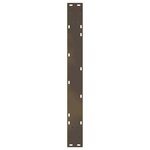 vidaXL Table à manger avec bord naturel 320x80x74 cm bois massif chêne