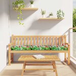 vidaXL Coussin de palette Floral Jungle tropicale 180 x 40 x 8 cm