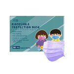 3 LOTS x 50 MASQUES ENFANTS ROSE FABRIQUÉ À TAÏWAN + 1 LOT x 50 MASQUES ENFANT VIOLET OFFERT + 1 ÉTUI BACTÉRICIDE ANTIBACTÉRIEN OFFERT