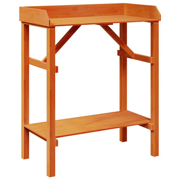 Table de rempotage vidaXL Acacia 75x40x90 cm en bois massif de pin