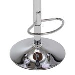 vidaXL Tabourets de bar lot de 2 gris bois courbé et tissu