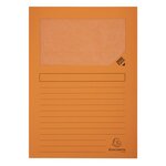 Paquet de 10 chemises à fenêtre SUPER 160g/m2 - 22x31cm Couleurs assorties x 10 EXACOMPTA