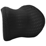 vidaXL Coussin pour le cou Réglable Noir 30 5 x 21 5 x 13 cm Maille 4D