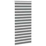 vidaXL Store zèbre gris foncé largeur du tissu 105 9 cm polyester