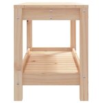 vidaXL Banc de jardin 82 5x35x45 cm bois massif de pin