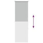 vidaXL Store enrouleur occultant largeur du tissu 55 7 cm polyester