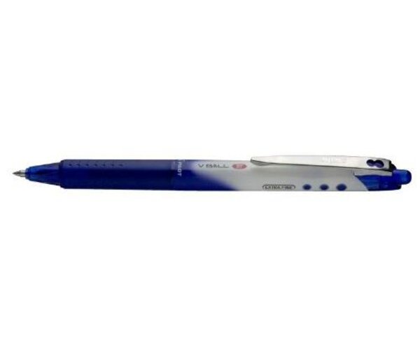 Stylo roller encre liquide V-BALL 5 RT rétractable pointe fine bleu PILOT