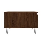 vidaXL Table basse chêne marron 55x55x36 5 cm bois d'ingénierie