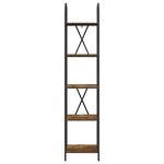 vidaXL Étagère Chêne fumé 40 x 30 x 183 cm Bois d'ingénierie