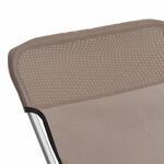 vidaXL Chaises plage pliantes lot de 2 textilène acier enduit poudre