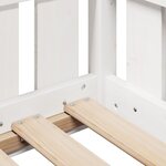 vidaXL Cadre de lit d'enfants forme de maison sans matelas 80x160 cm