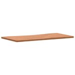 vidaXL Dessus de bureau 110x(50-55)x2 5 cm bois massif de hêtre