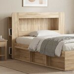 vidaXL Cabinet de Tête de Lit Chêne Sonoma Bois d’ingénierie