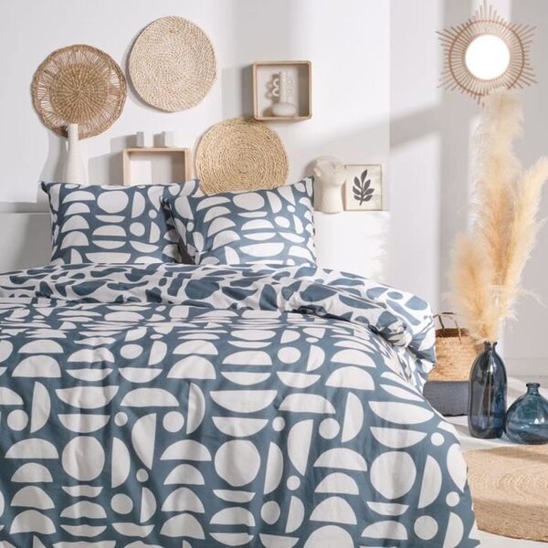 Parure de lit 220 x 240 + 2 taies d'oreiller 63 x 63