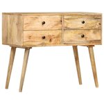 vidaXL Buffet 85 x 40 x 71 cm Bois de manguier massif
