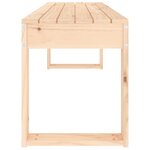 vidaXL Banc de jardin 110x38x45 cm bois massif de pin