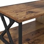 vidaXL Meuble TV avec tiroir Bois Ancien 90 x 33 x 45 cm