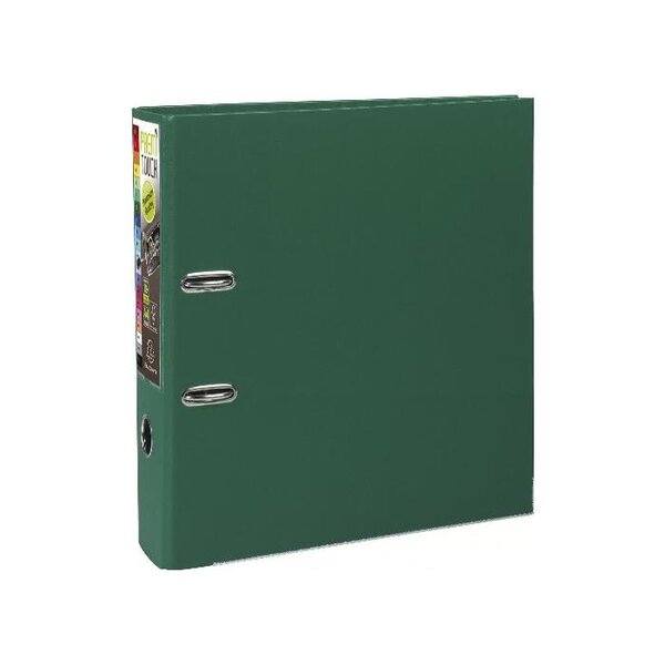 Classeur à Levier Prem'Touch Polypro Int / Ext Dos 80 mm Renforcé Vert EXACOMPTA