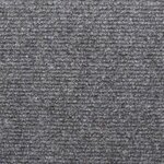 vidaXL Tapis de marches d'escalier 5 Pièces Gris 65x21x4 cm Aiguilleté