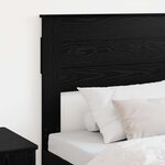 vidaXL Tête de lit Chêne noir 90 cm Bois d'ingénierie