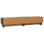 vidaXL Meuble TV 147 x 34 5 x 30 cm Bois ancien Bois d'ingénierie