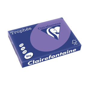 Ramette 500 Feuilles Papier 80g A3 420x297 mm violine TROPHÉE