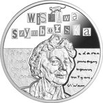 Pièce de monnaie en argent 1 dollar g 31.1 (1 oz) millésime 2023 wislawa szymborska