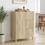 vidaXL Buffet Chêne Sonoma 66 x 34 5 x 90 cm Bois d'ingénierie