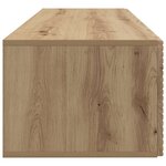 vidaXL Meuble TV mural 98 x 41 x 30 cm Chêne artisanal