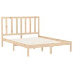 vidaXL Cadre de lit sans matelas 160x200 cm bois massif