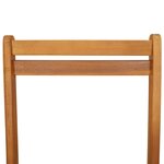 vidaXL Chaises de bistrot d'extérieur 8 Pièces Naturel 40 x 53 x 80 cm