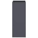 vidaXL Jardinière anthracite 32x29x75 cm acier laminé à froid