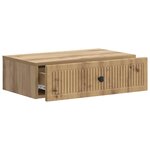vidaXL Table d'appoint murale 59 x 34 5 x 17 cm Bois d'ingénierie