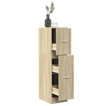 vidaXL Armoire d'apothicaire chêne sonoma 30x41x118 cm bois ingénierie