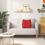 vidaXL Coussin de Dos Rouge 45 x 24 x 50 cm tissu