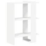 vidaXL Étagère Blanc 52 x 25 x 71 5 cm Panneau de particules