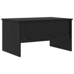 vidaXL Table basse Chêne noir 80 x 50 5 x 42 5 cm Bois d'ingénierie