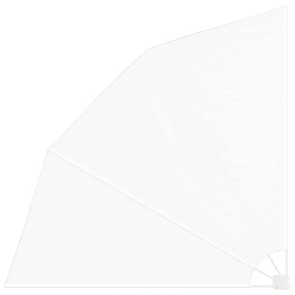 vidaXL Écran de confidentialité pour balcon Blanc 210 x 210 cm tissu