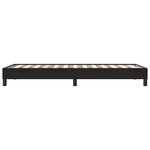 vidaXL Cadre de lit sans matelas noir 90x210 cm velours