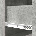 vidaXL Armoire à tiroirs Gris béton 66 x 34 5 x 92 cm