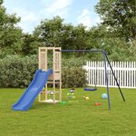 vidaXL Aire de jeux d'extérieur bois de pin massif