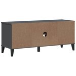 vidaXL Banc à chaussures VIKEN gris anthracite bois massif de pin