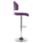 vidaXL Tabouret de bar Violet Similicuir